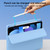 iPad 10.2 2021 / Air 10.5 Rotatable Magnetic Detachable Leather Tablet Case with Pen Slot - Blue