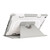 iPad 10.2 2021 360 Degree Rotating Armored Smart Tablet Leather Case - Grey