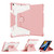 iPad 10.2 2021 360 Degree Rotating Armored Smart Tablet Leather Case - Pink