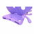 iPad 10.2 2021 Butterfly Bracket Style EVA Children Falling Proof Cover Protective Case - Purple