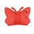 iPad 10.2 2021 Butterfly Bracket Style EVA Children Falling Proof Cover Protective Case - Red