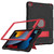 iPad 10.2 2021 Contrast Color Robot Shockproof Silicone + PC Tablet Case - Black Red
