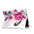 iPad 10.2 Colored Drawing Pattern Horizontal Flip PU Leather Case with Holder & Card Slot & Sleep / Wake-up Function - Flowers