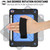 iPad 10.2 Contrast Color Silicone + PC Combination Case with Holder - Black + Blue