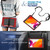 iPad 10.2 Contrast Color Silicone + PC Combination Case with Holder - Red + Black