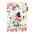 iPad 10.2 Cross Texture Painted Horizontal Leather Case with Sleep / Wake-up Function & Card Slot & Holder & Wallet - White Peony Flower