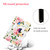 iPad 10.2 Cross Texture Painted Horizontal Leather Case with Sleep / Wake-up Function & Card Slot & Holder & Wallet - White Peony Flower