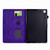 iPad 10.2 Rhombus TPU Smart Leather Tablet Case - Purple