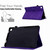 iPad 10.2 Rhombus TPU Smart Leather Tablet Case - Purple