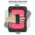 iPad 10.2 Shockproof PC + Silicone Combination Case with Holder & Hand Strap & Shoulder Strap - Black + Rose Red iPad 10.2 Shockproof PC + Silicone Combination Case with Holder & Hand Strap & Shoulder Strap - Black + Rose Red