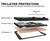 iPad 10.2 Shockproof PC + Silicone Protective Case with Holder & Pen Slot - Black
