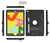 iPad 10.2 Shockproof PC + Silicone Protective Case with Holder & Pen Slot - Black