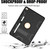 iPad 10.2 Shockproof PC + Silicone Protective Case with Holder & Pen Slot - Black