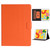 iPad 10.2 Solid Color Horizontal Flip Leather Case with Card Slots & Holder & Sleep / Wake-up Function - Orange