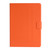 iPad 10.2 Solid Color Horizontal Flip Leather Case with Card Slots & Holder & Sleep / Wake-up Function - Orange