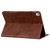 iPad 9 10.2 2021 / 8 2020 / 7 2019 Cat Buckle Leather Smart Tablet Case - Brown