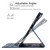 iPad 9 10.2 2021 / 8 2020 / 7 2019 Cat Buckle Leather Smart Tablet Case - Royal Blue