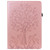 iPad Pro 10.5 2017 / 10.2 2019 Tree & Deer Pattern Pressed Printing Horizontal Flip PU Leather Case with Holder & Card Slots & Sleep / Wake-up Function - Pink