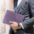 iPad Pro 10.5 2017 / 10.2 2019 Tree & Deer Pattern Pressed Printing Horizontal Flip PU Leather Case with Holder & Card Slots & Sleep / Wake-up Function - Purple