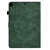 Peony Butterfly Embossed Leather Smart Tablet Case iPad 10.2 2020/2019 / Air 10.5 2019 - Green