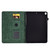 Peony Butterfly Embossed Leather Smart Tablet Case iPad 10.2 2020/2019 / Air 10.5 2019 - Green