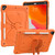 Pure Color PC + Silicone Anti-drop Protective Case with Butterfly Shape Holder & Pen Slot iPad 10.2 2021 & 2020 & 2019 / Air 3 10.5 inch - Kumquat