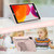 Pure Color PC + Silicone Anti-drop Protective Case with Butterfly Shape Holder & Pen Slot iPad 10.2 2021 & 2020 & 2019 / Air 3 10.5 inch - Rose Pink