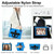 Shield 360 Rotation Handle EVA Shockproof PC Tablet Case iPad 10.2 2019/2020/2021/Pro 10.5 2017/Air 2019  - Blue Black