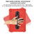 Shield 360 Rotation Handle EVA Shockproof PC Tablet Case iPad 10.2 2019/2020/2021/Pro 10.5 2017/Air 2019  - Red Black