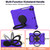 Spider King Silicone Protective Tablet Case iPad 10.2 2021 / 2021 / 2019 - Purple