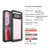 Google Pixel 9 Pro RedPepper Shockproof IP68 Waterproof PC + TPU Protective Case - Black