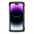 iPhone 14 Pro Max RedPepper Silver Shield Series All-inclusive Lens Metal Phone Case - Black