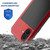 iPhone 16 Plus RedPepper Triple-proof Metal Phone Case - Red