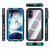 iPhone 16 RedPepper Transparent Dot IP68 Waterproof Triple-proof MagSafe Phone Case - Black Blue