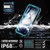 iPhone 16 RedPepper Transparent Dot IP68 Waterproof Triple-proof MagSafe Phone Case - Black Blue