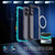 iPhone 16 RedPepper Transparent Dot IP68 Waterproof Triple-proof MagSafe Phone Case - Black Blue