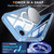 iPhone 16e RedPepper Tempered Glass MagSafe Phone Case - Blue