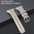 Apple Watch Series 10 46mm RedPepper Armor Metal Case Integrated Silicone Watch Band - Steel White