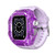 Apple Watch Ultra 1 / 2 49mm RedPepper Armor Metal Case Integrated Silicone Watch Band - Clear Purple
