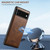 Google Pixel 8 Pro Suteni H19 Oil Wax 2-in-1 MagSafe Removable Card Box Back Phone Case - Brown