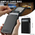 iPhone 12 Pro Max Suteni H19 Litchi Grain 2-in-1 MagSafe Removable Card Box Back Phone Case - Black