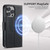 iPhone 12 Suteni J08 Multifunctional Cross Texture MagSafe Leather Phone Case - Black