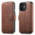 iPhone 12 Suteni Q05 2-in-1 Multi-function Detachable Wallet MagSafe Phone Case - Brown