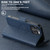 iPhone 13 Pro Suteni J08 Multifunctional Cross Texture MagSafe Leather Phone Case - Blue