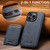 iPhone 13 Suteni M5 Magnetic Card Bag MagSafe Leather Phone Case - Blue