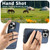 iPhone 14 Plus Suteni G3 360 Rotation Holder MagSafe Denim Leather Back Phone Case - Blue