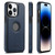 iPhone 14 Pro Suteni G1 Cross Texture MagSafe Phone Case - Blue