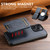 iPhone 14 Suteni M5 Magnetic Card Bag MagSafe Leather Phone Case - Blue