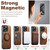 iPhone 15 Pro Suteni G3 Oil Wax 360 Rotation Holder MagSafe Back Phone Case - Brown