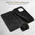 iPhone 16 Plus Suteni Calf Texture Horizontal Flip Leather Phone Case - Black iPhone 16 Plus Suteni Calf Texture Horizontal Flip Leather Phone Case - Black